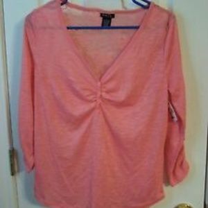 pink rue 21 lace back shirt